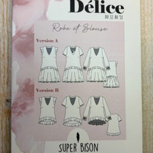 patron robe blouse delice femme