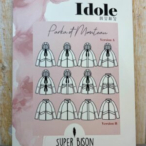 patron parka manteau idole femme