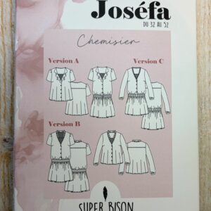 patron chemise robe josefa femme