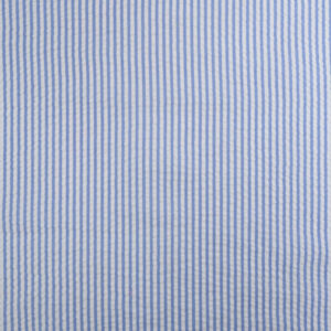 Seersucker bleu