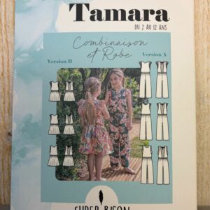 patron robe combinaison tamara enfant