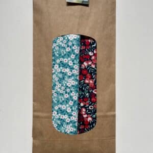 kit couture bandeau croise motif fleuri et cerise