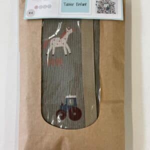 kit couture tablier enfant motif ferme