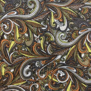 Jersey imprimé baroque kaki