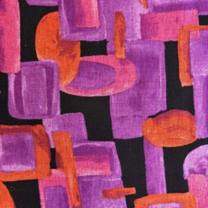 Jersey imprimé forme rose et violette