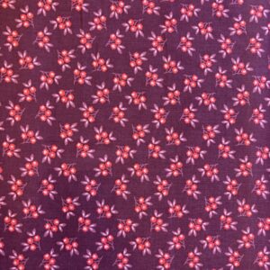 Velours milleraies petites baies bordeaux et rouge