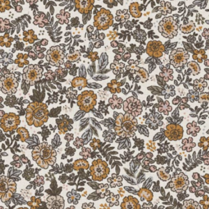 Coton imprimé Barbara Jaune
