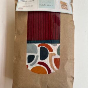 Kit Pochette à livre L géométrique