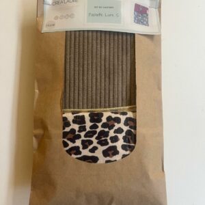 Kit Pochette à livre S Léopard