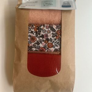 Kit Bavoir cantines- 2 bavoirs fleuris