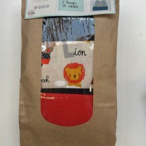 Kit Bavoir cantines- 2 bavoirs Lion