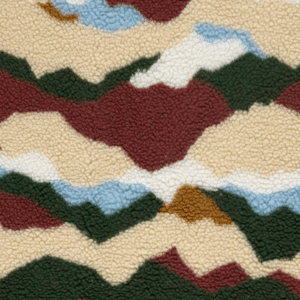 Sherpa imprimé abstrait
